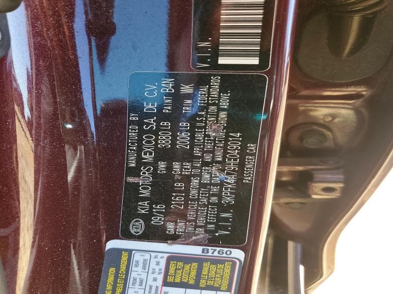 2017 KIA FORTE LX 12