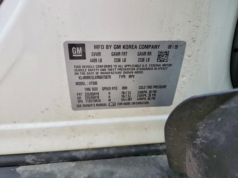 2021 BUICK ENCORE GX SELECT 13