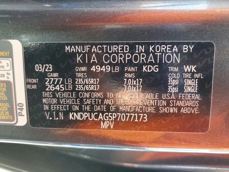 2023 KIA SPORTAGE LX 13