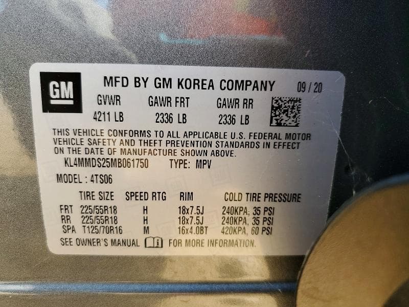 2021 BUICK ENCORE GX 13