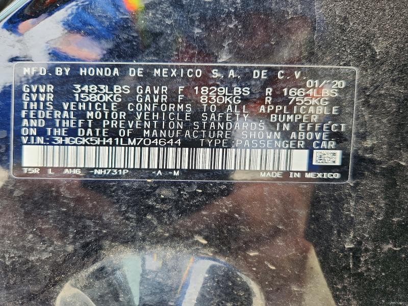 2020 HONDA FIT LX 12