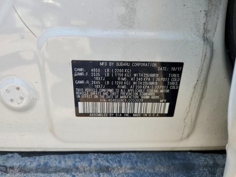 2018 SUBARU OUTBACK 3.6R LIMITED 13