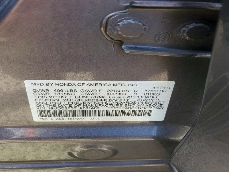 2020 ACURA ILX 12