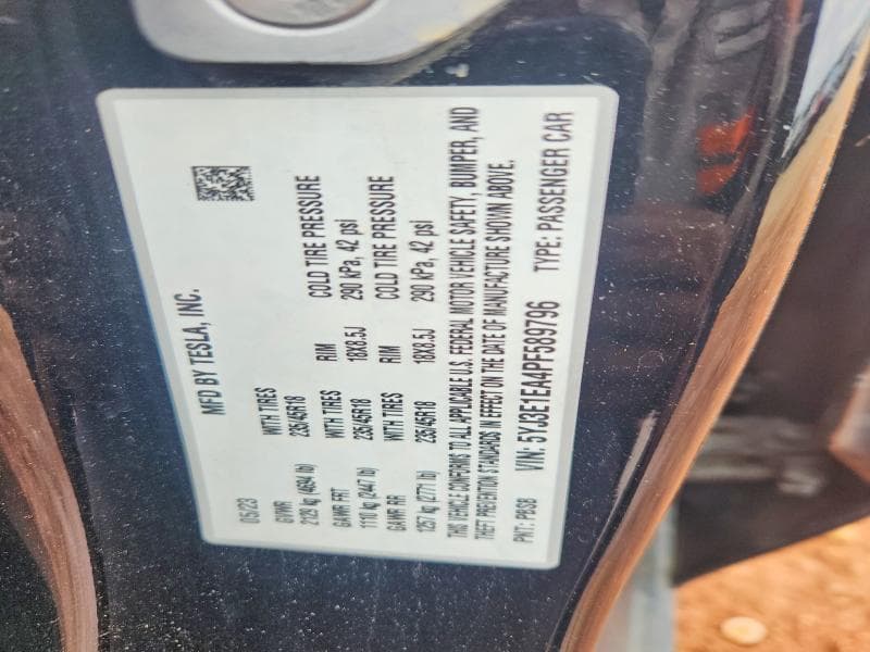 2023 TESLA MODEL 3 13