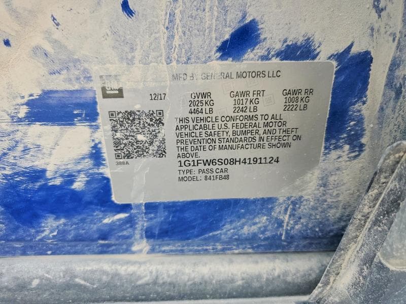 2017 CHEVROLET BOLT EV LT 12