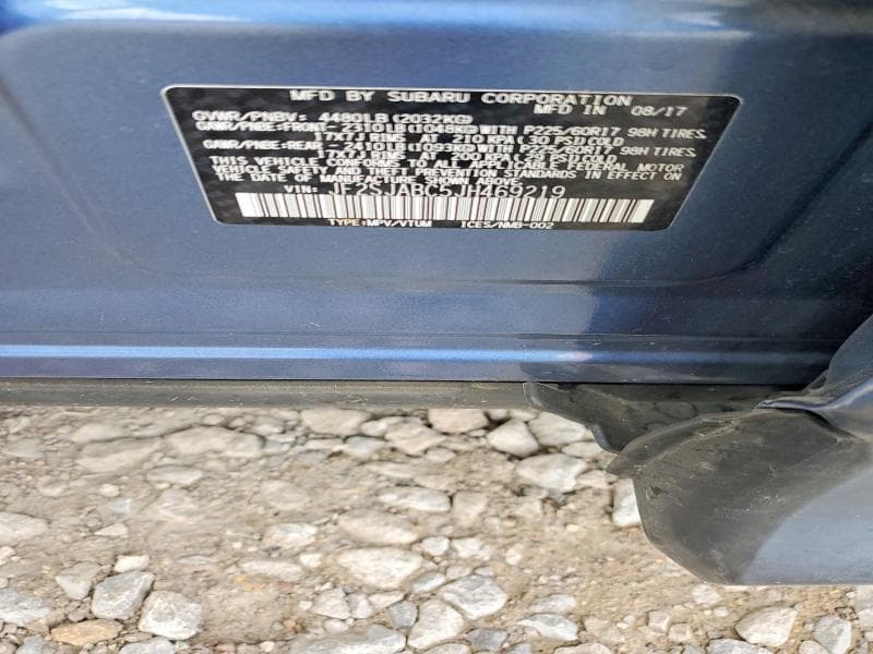 2018 SUBARU FORESTER 2.5I 12