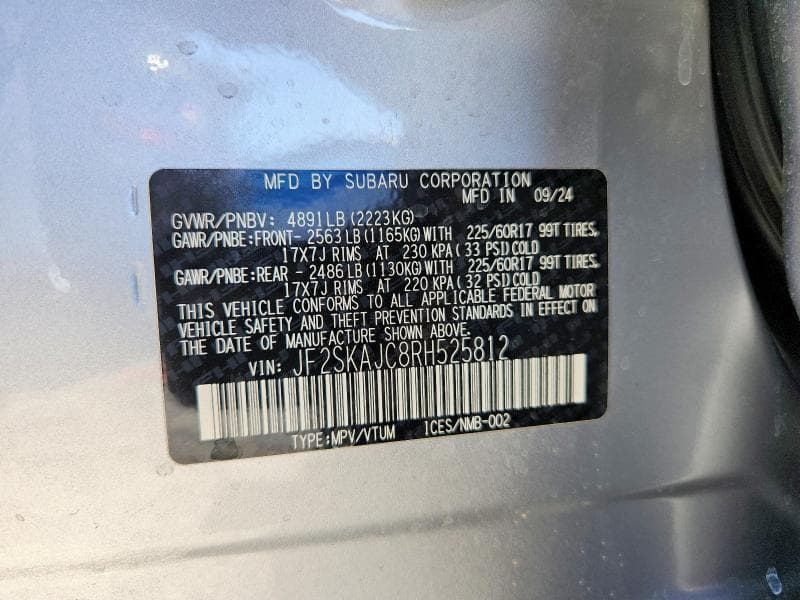 2024 SUBARU FORESTER WILDERNESS 14