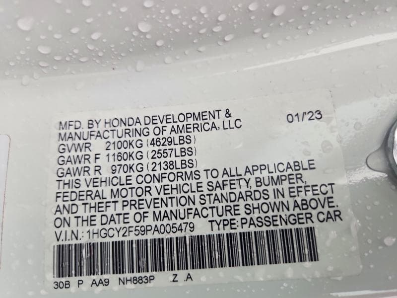 2023 HONDA ACCORD HYBRID SPORT 13