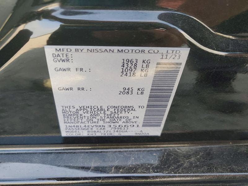 2024 NISSAN ALTIMA SL 12
