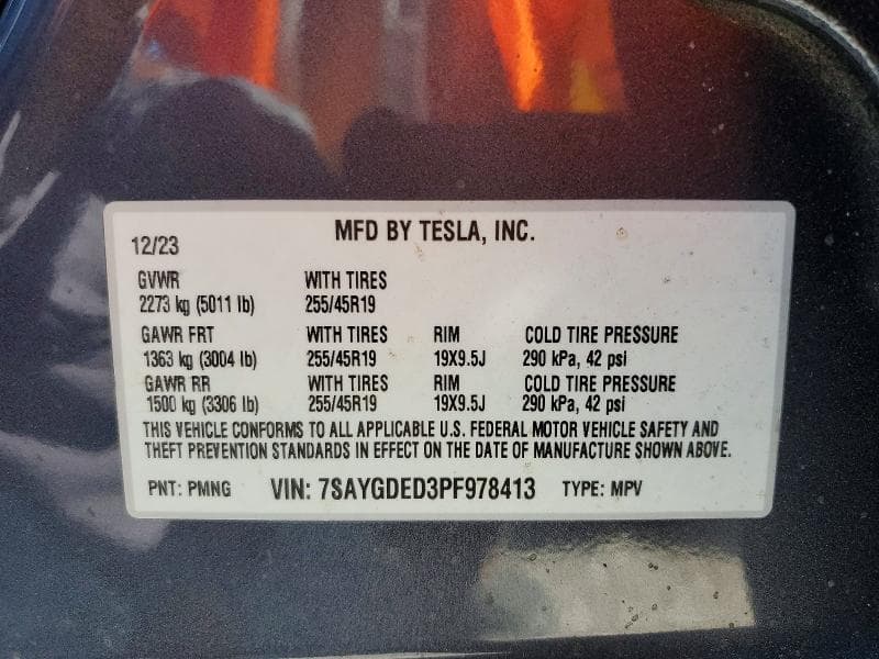 2023 TESLA MODEL Y 14