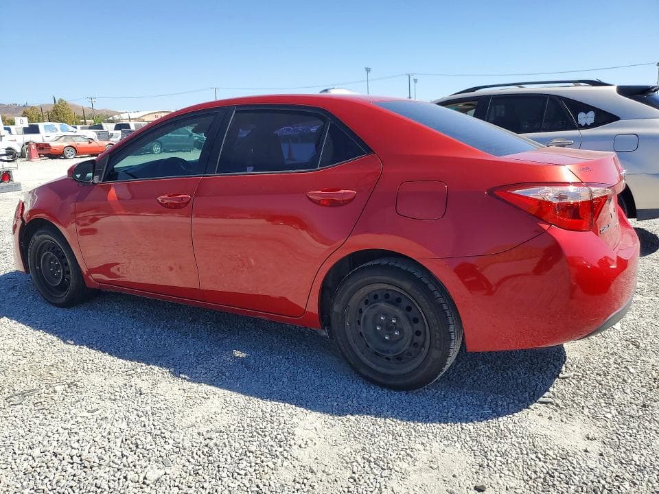 2018 TOYOTA COROLLA LE 2