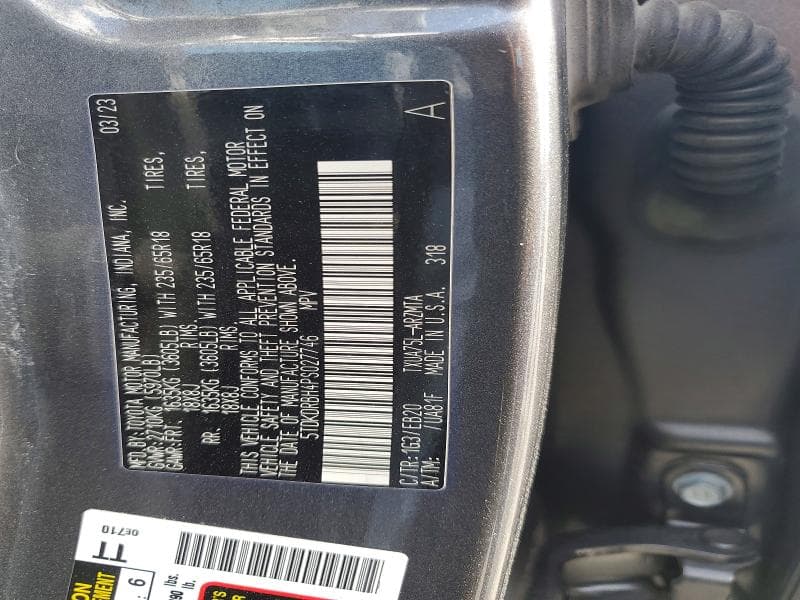 2023 TOYOTA HIGHLANDER XLE 14