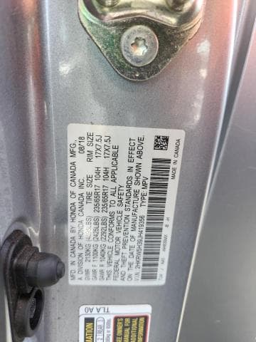 2018 HONDA CR-V LX 13