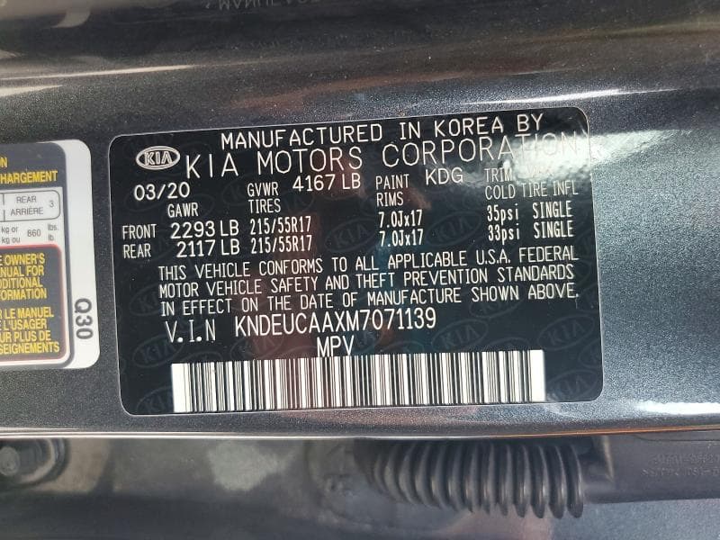 2021 KIA SELTOS S 13
