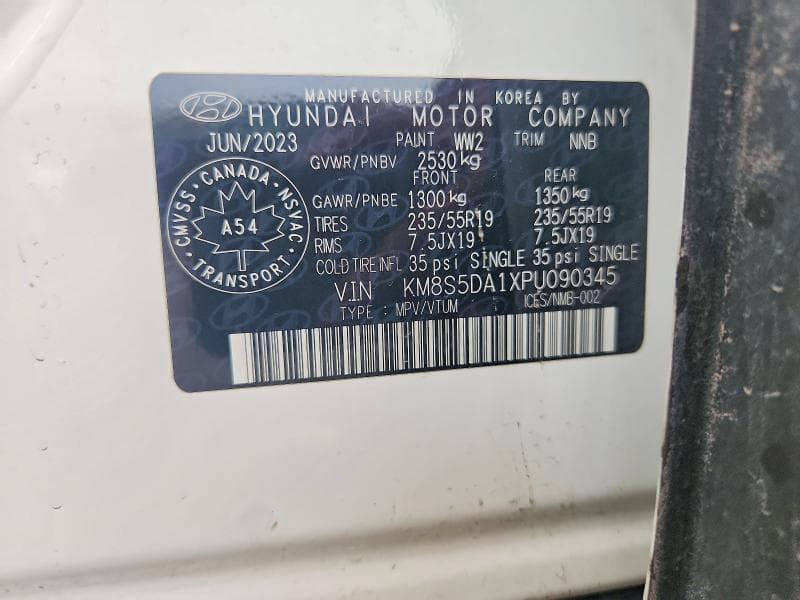 2023 HYUNDAI SANTA FE LIMITED 12