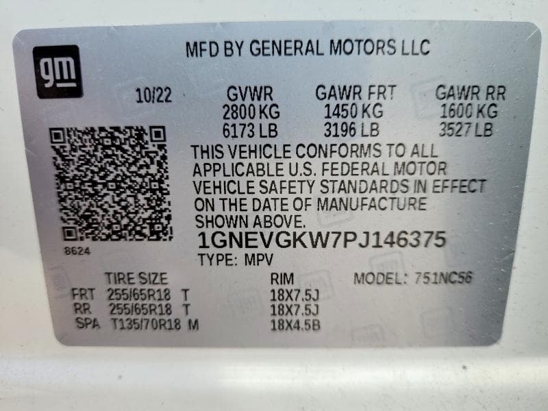 2023 CHEVROLET TRAVERSE LT 13