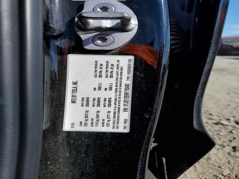 2019 TESLA MODEL 3 12