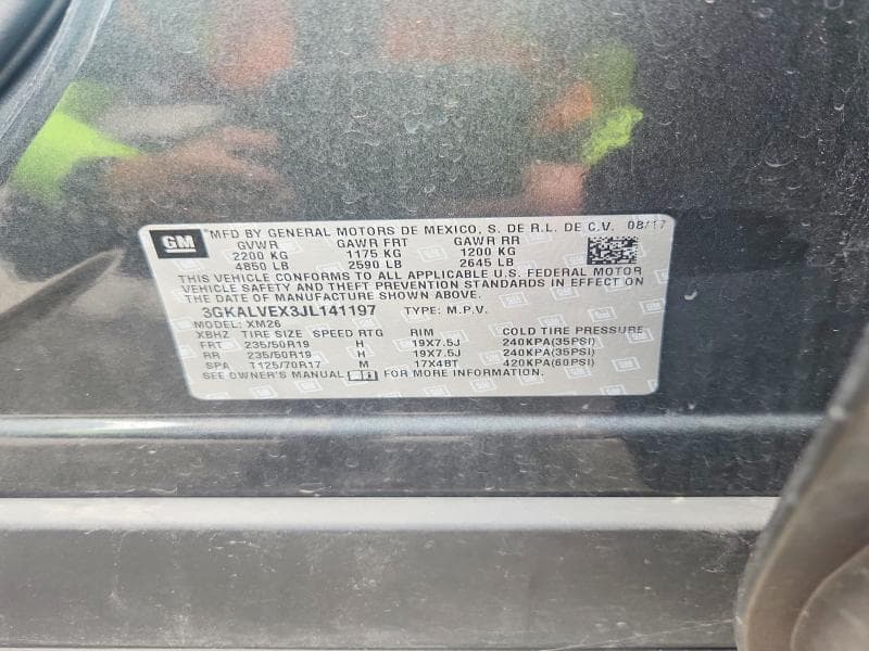 2018 GMC TERRAIN SLT 14