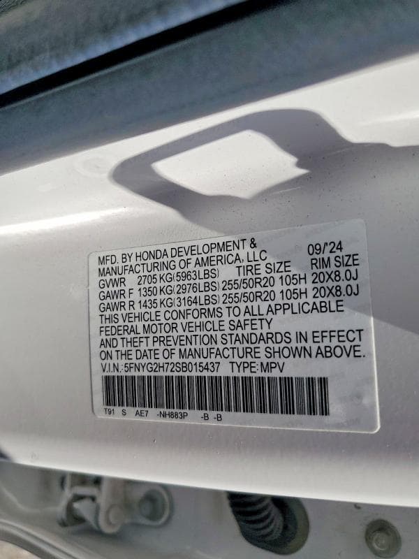 2025 HONDA PILOT TOURING 13