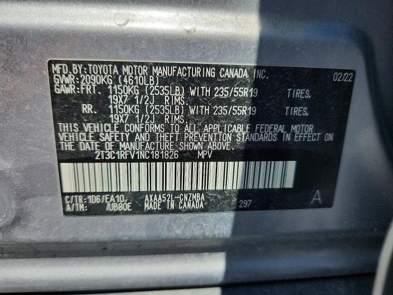 2022 TOYOTA RAV4 XLE PREMIUM 13