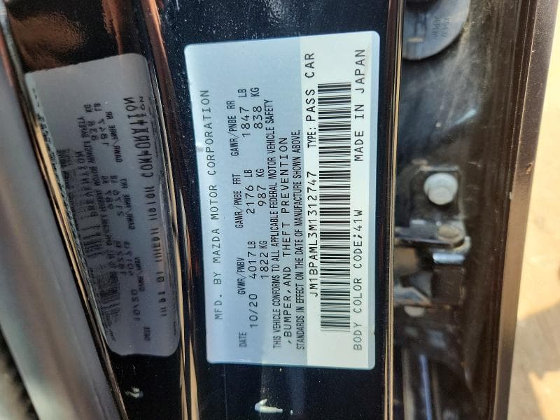 2021 MAZDA 3 PREMIUM 12