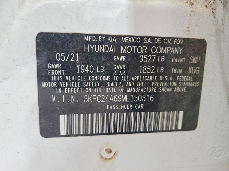 2021 HYUNDAI ACCENT SEL 13