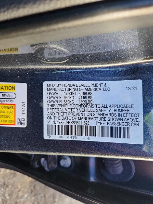 2025 HONDA CIVIC SPORT 12