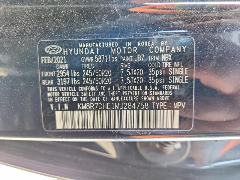 2021 HYUNDAI PALISADE CALLIGRAPHY 14