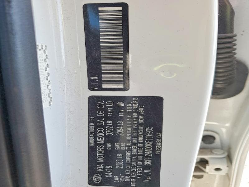 2019 KIA FORTE LXS 12