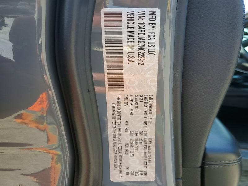 2022 DODGE DURANGO SXT 13