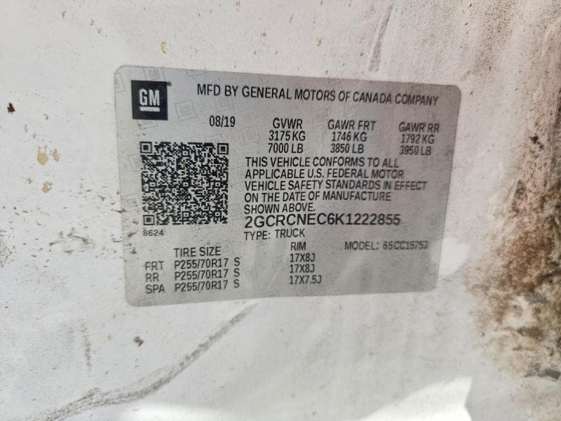 2019 CHEVROLET SILVERADO LD C1500 12