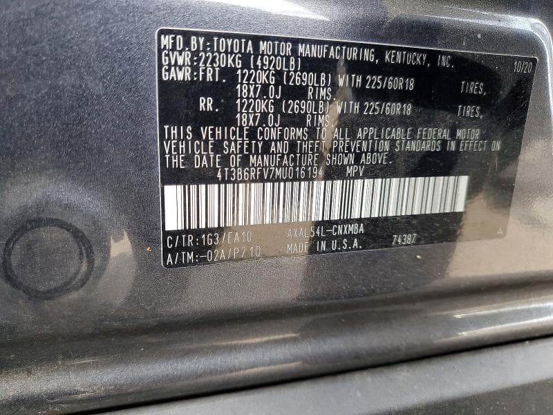 2021 TOYOTA RAV4 HYBRID XLE PREMIUM 14