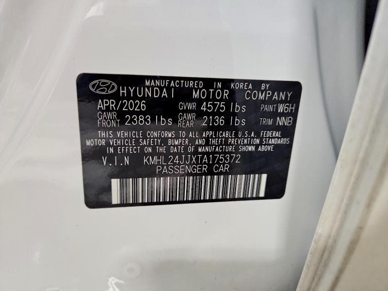 2026 HYUNDAI SONATA HYBRID BLUE 12