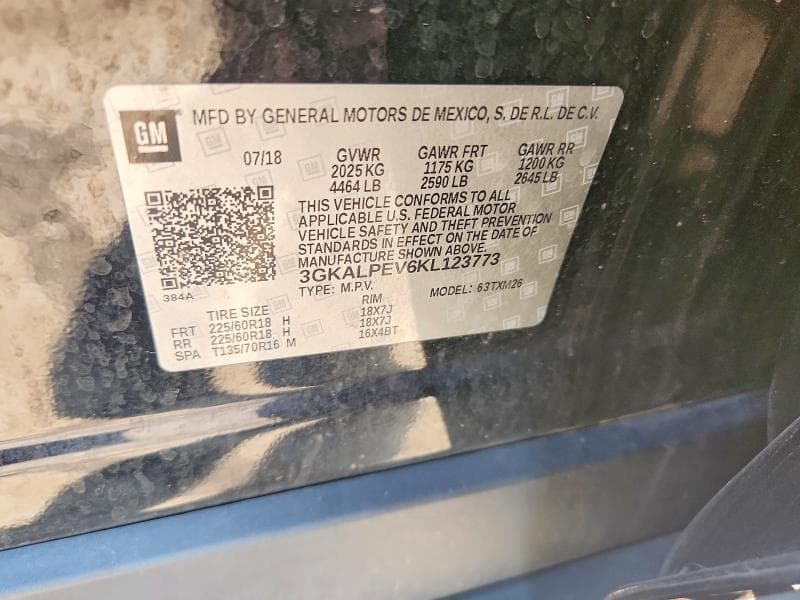 2019 GMC TERRAIN SLT 13