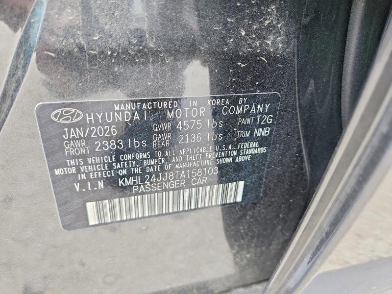 2026 HYUNDAI SONATA HYBRID BLUE 13
