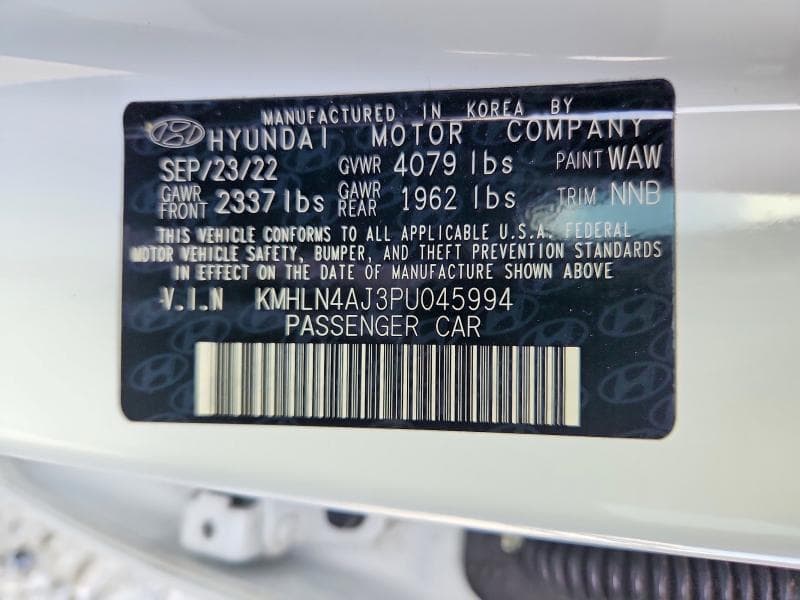 2023 HYUNDAI ELANTRA LIMITED 12