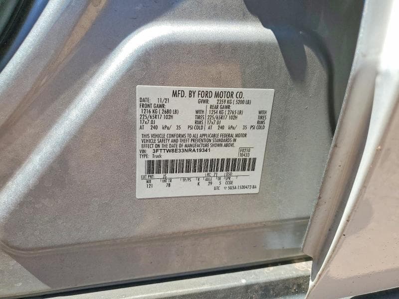 2022 FORD MAVERICK XL 12