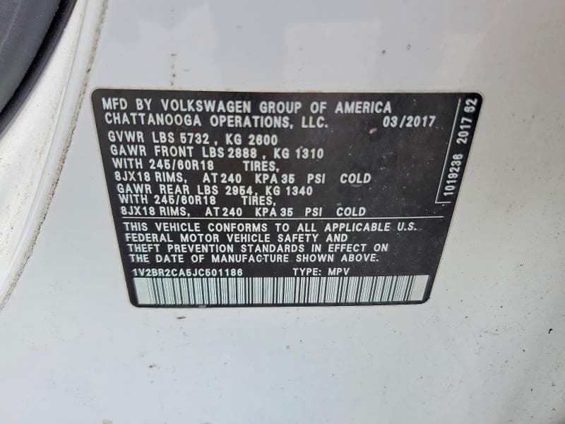 2018 VOLKSWAGEN ATLAS 13