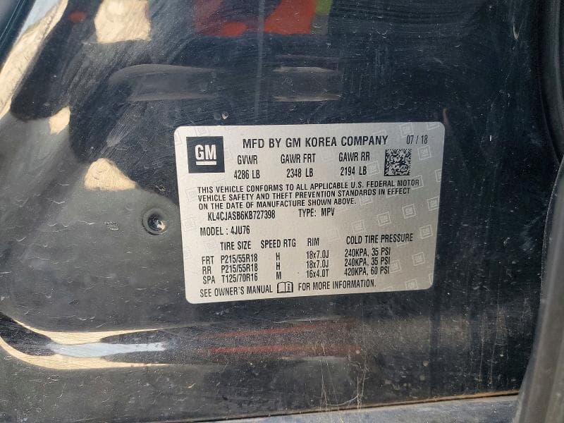 2019 BUICK ENCORE PREFERRED 13