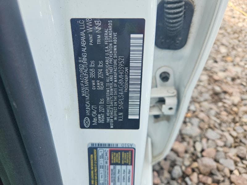 2021 HYUNDAI ELANTRA SEL 12