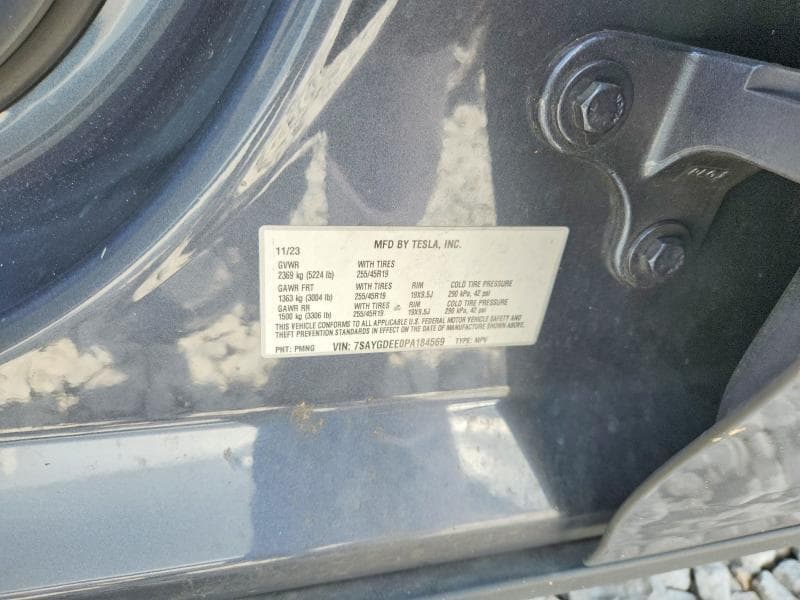 2023 TESLA MODEL Y 12