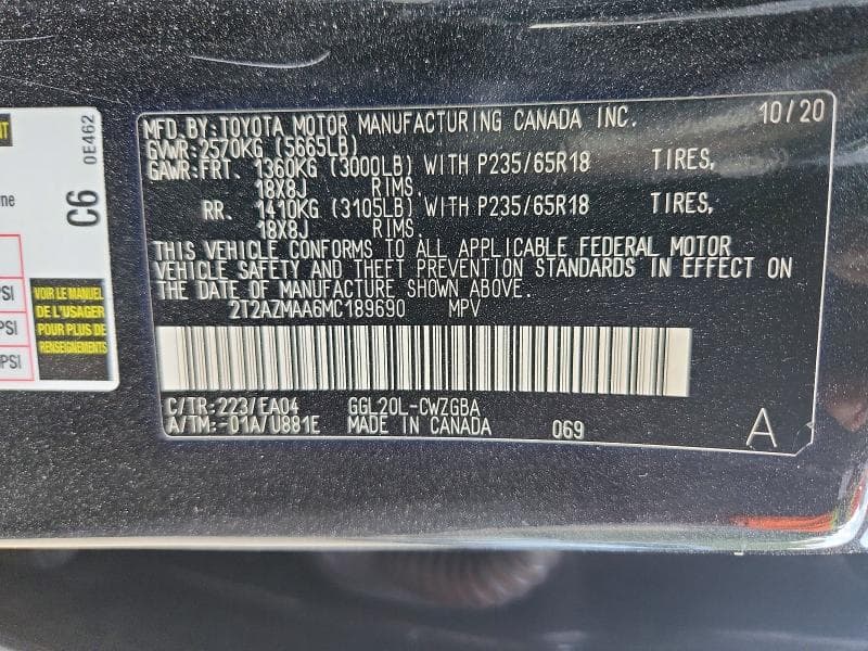 2021 LEXUS RX 350 BASE 14