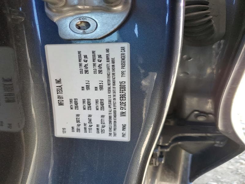 2020 TESLA MODEL 3 12