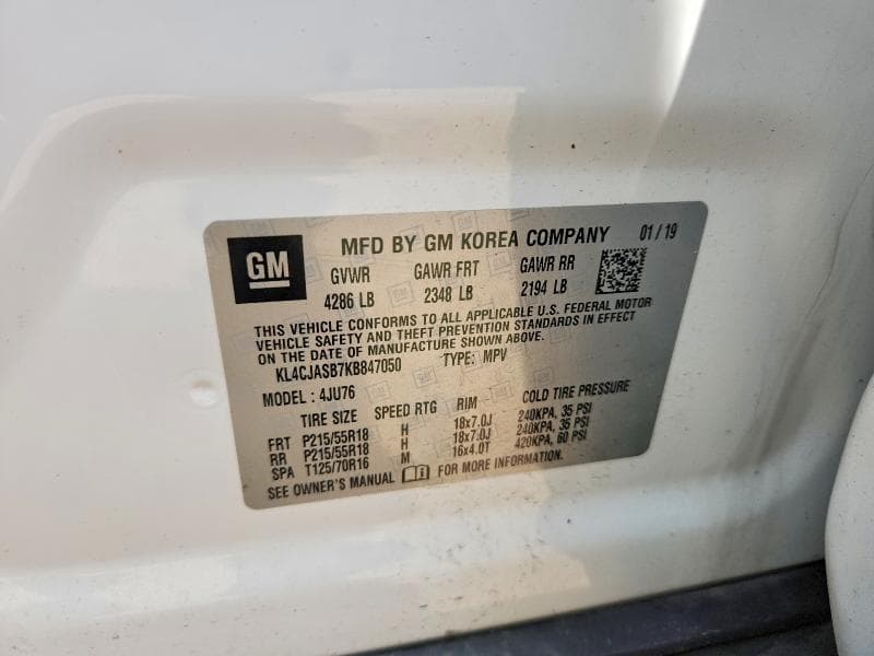2019 BUICK ENCORE PREFERRED 12