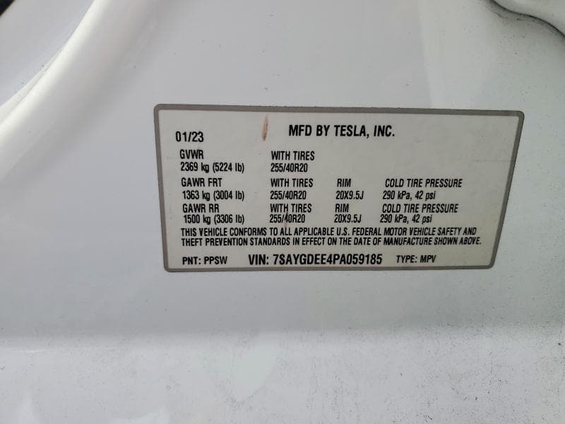 2023 TESLA MODEL Y 12