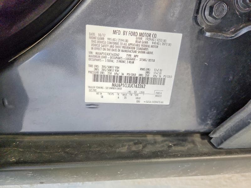 2018 FORD ECOSPORT SES 13