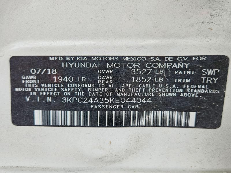 2019 HYUNDAI ACCENT SEL 13