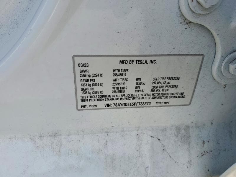 2023 TESLA MODEL Y 13