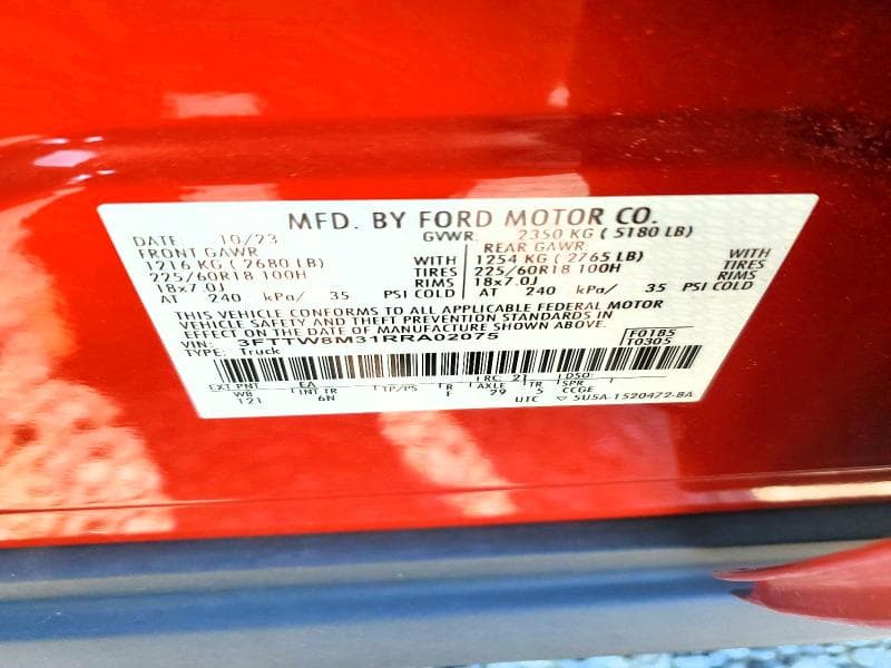 2024 FORD MAVERICK LARIAT 13