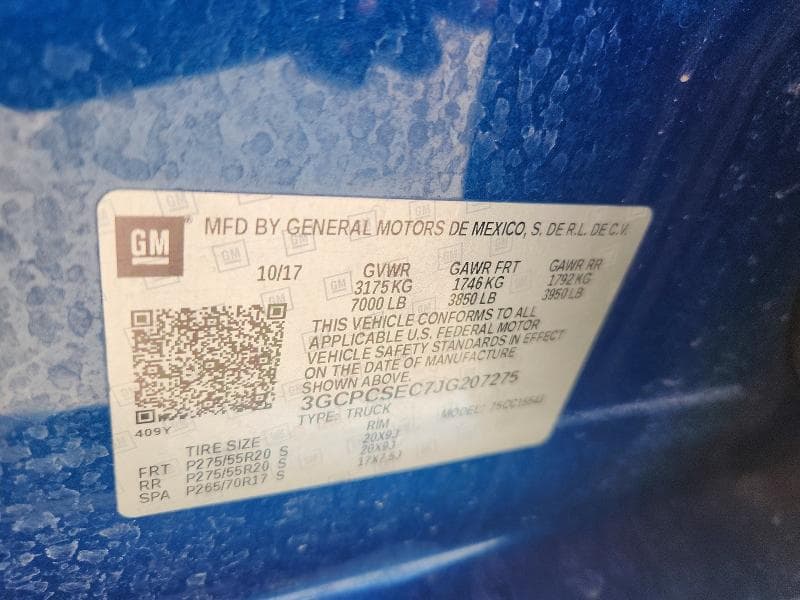 2018 CHEVROLET SILVERADO C1500 LTZ 12